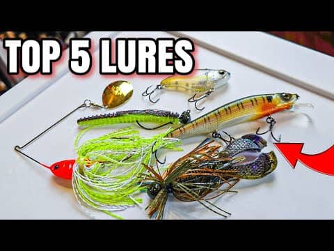 Top 5 Spring BANK FISHING Lures (WORKS for ANYONE)