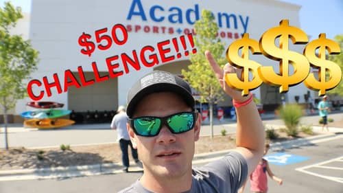 $50 ACADEMY SPORTS CHALLENGE!!! - BASS Fishing on a BUDGET!