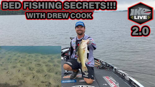 Bed Fishing Secrets with Drew Cook!!! | Ike Live 2.0 | 7/31/2023
