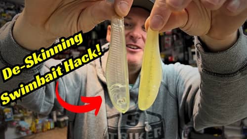 Swimbait Hack! How To Remove The Swimbait Skin To Catch More Fish!
