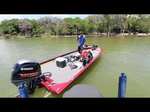 Peric Jacked Flukemaster's Boat -- Texas Fishing VLOG no. 1