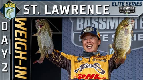 Weigh-in: Day 2 of Bassmaster Elite at the St. Lawrence River