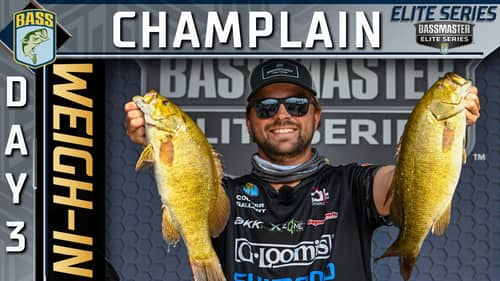 Weigh-in: Day 3 of Bassmaster Elite at Lake Champlain