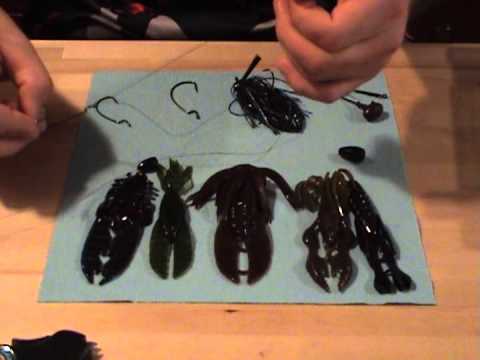 Multiple ways to Rig the PowerTeam Lures Craws