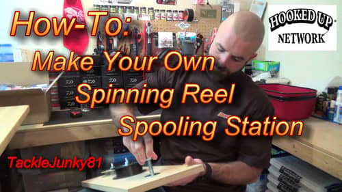 How-To: Make Your Own Spinning Reel Spooling Station (TackleJunky81)