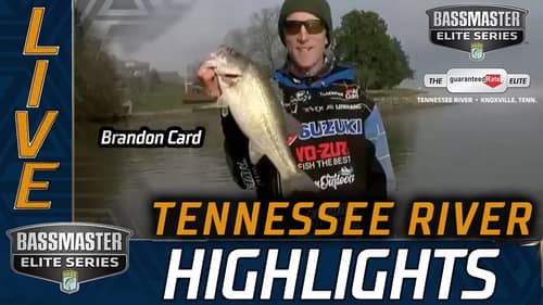 Brandon Card with a good fish to start Championship Sunday