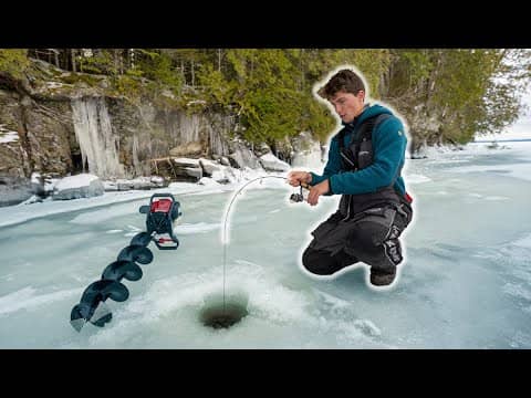 Ice Fishing Mountain Lakes For Rare Trout (Maine BACKCOUNTRY Mission)
