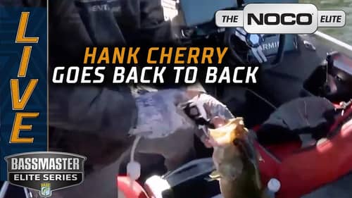 Hank Cherry goes back to back on the Guntersville docks