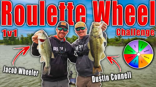 1v1 Fishing Lure Roulette Wheel Challenge w/ Jacob Wheeler