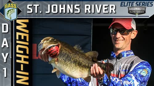 Weigh-in: Day 1 at the St. Johns River (2022 Bassmaster Elite Series)