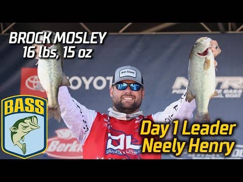 Brock Mosley leads Day 1 at Neely Henry (16 lbs, 15 oz)