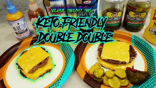 Quick & Easy In-N-Out Style Keto Cheeseburger | VEDUC / VLOGMAS 2018 Day 22