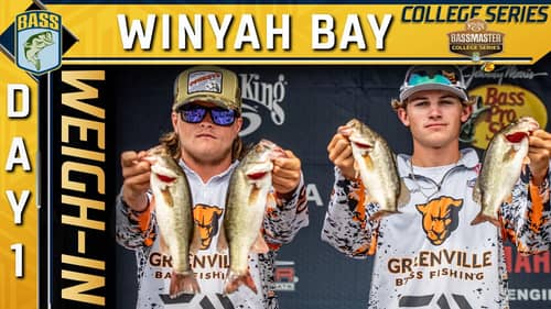 Weigh-in: Day 1 College Championship at Winyah Bay (Bassmaster College Series)