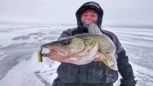 Ice Fishing Jigging Spoon Selection for Walleyes