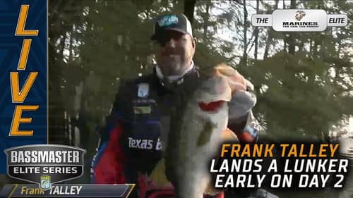 Defending Champ Frank Talley catching them good again