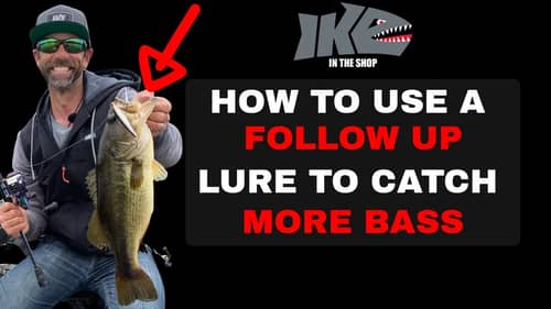 How to Use a Follow Up Lure to Catch More Spawning Bass!