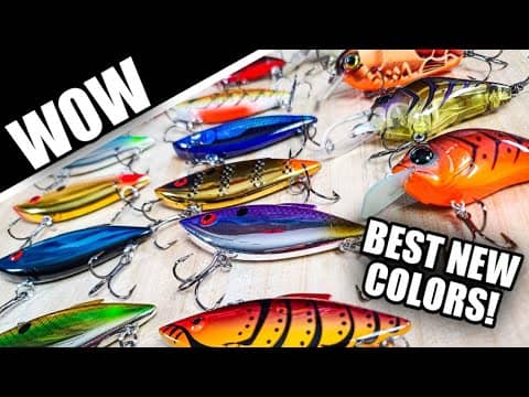 AWESOME New Crankbait Colors | Bill Lewis Unboxing