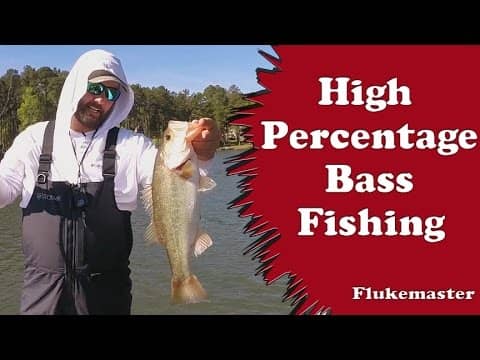 Casting to High Percentage Spots Will Catch More Fish when Bass Fishing