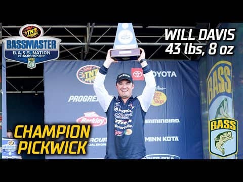 Will Davis Jr. wins 2022 B.A.S.S. Nation Championship at Pickwick Lake