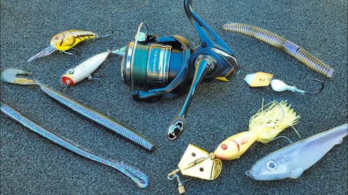 Fall Gear Review!! Shimano Miravel Spinning Reel, Baits, Gear, And Tactical Apparel!!!