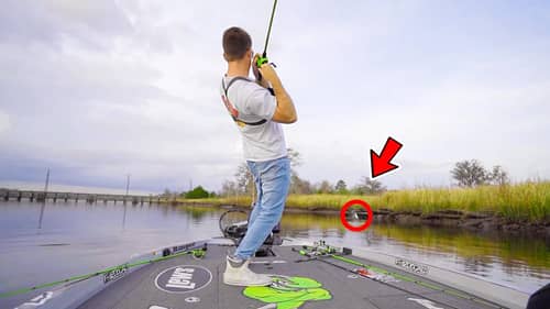 This HIDDEN Fishing Spot is LOADED w/ Bass! (River Fishing)