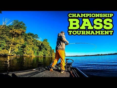 CHAMPIONSHIP Bass Tournament on a STINGY River || Things Got Bad
