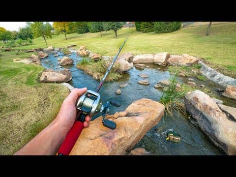 Fishing a Hidden Man Made Creek in Urban Dallas