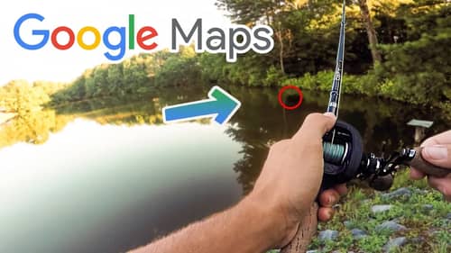 Using Google Maps to find NEW PONDS!!!