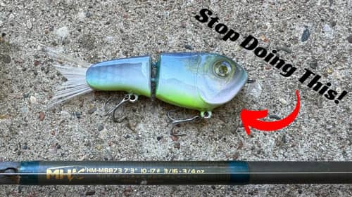 90% Of Anglers Fish A Baby Glide Bait Wrong! Try These Retrieves!