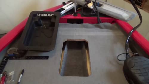 EZ-Troll Tray Installation - how to recess your trolling motor foot pedal
