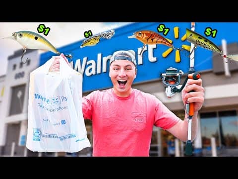 I Bought EVERY $1 Fishing Lure In Walmart (Surprising!)