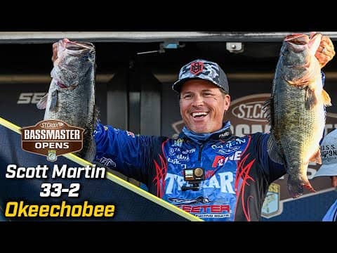 OPEN: Scott Martin leads Day 1 at Lake Okeechobee with 33 pounds, 2 ounces