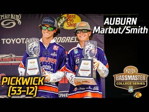 Auburn University wins 2023 Bassmaster College Championship at Pickwick Lake