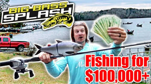 Fishing MASSIVE Baits for $100,000+!!! (Big Bass Fishing Tournament)