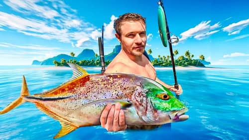 Solo Fishing On A Tropical Island