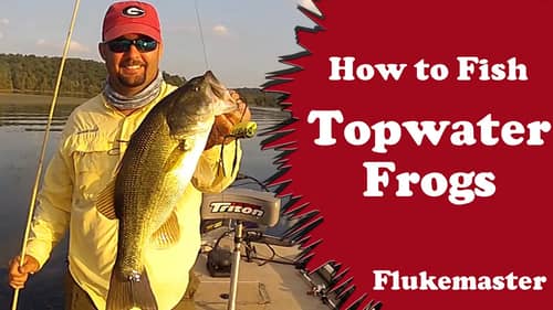 How to Fish Topwater Frogs - Bass Fishing