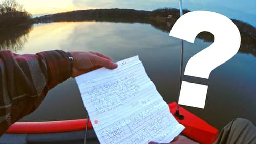 I Caught a Giant Bass then found a MESSAGE In A BOTTLE?!