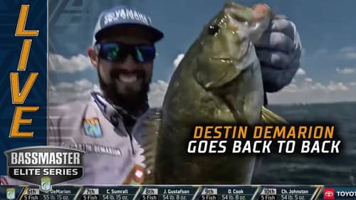 Destin DeMarion goes back to back (trying to win his first tournament)