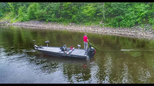 Fishing Topwaters on the River for Bass and Pike