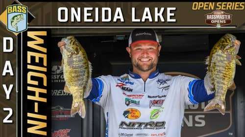 Weigh-in: Day 2 at Oneida Lake (2022 Bassmaster Opens)