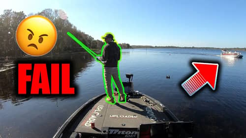 I Busted My Boat After I Caught a HUGE Bass 😡