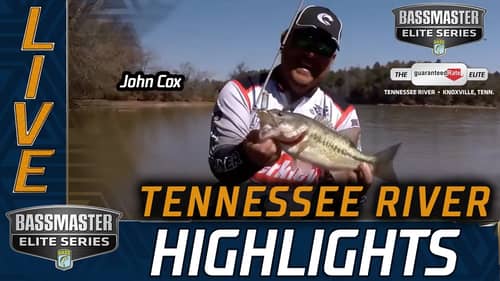 John Cox lands his limit on Day 1 at Fort Loudoun