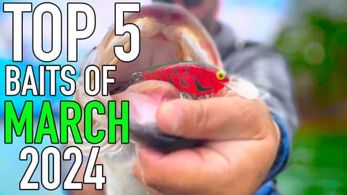 The BEST baits to use for March bass fishing