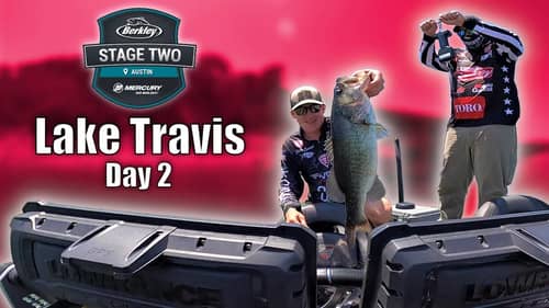 My BIGGEST Fish of the Tournament - MLF Stage 2 Lake Travis- Day 2