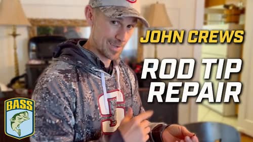 John Crews' quick fix for a broken rod guide while traveling