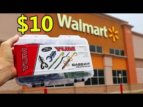 $10 Fishing Kit Wal-Mart CHALLENGE (Budget!)