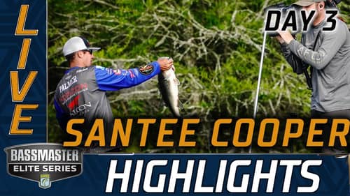 Highlights: Day 3 action of Bassmaster Elite at Santee Cooper
