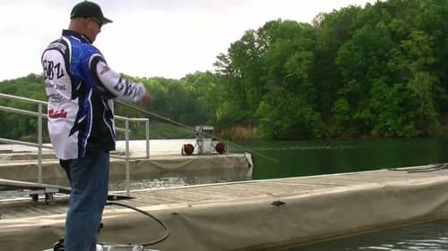 Grinding docks with a swimbait and Bill Siemantel