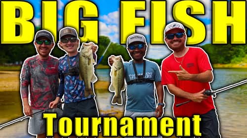 The MOST EPIC Bank Fishing Tournament EVER! (1v1v1v1 Big Fish)