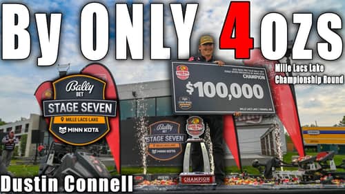 $100,000 Tournament Decided BY 4 OUNCES (INTENSE) - MLF Stage 7 Mille Lacs - Championship